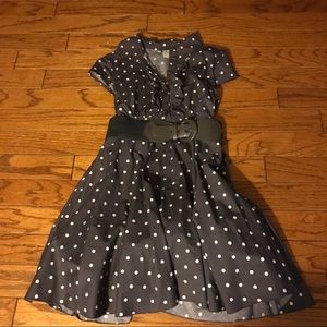 50’s style polka dot dress